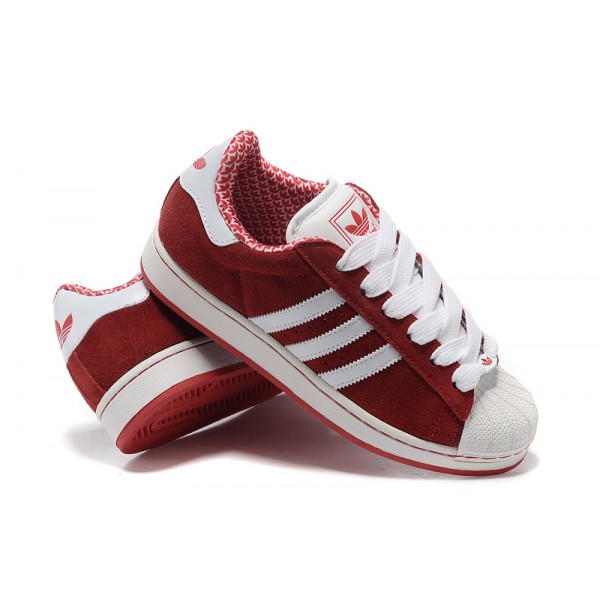 adidas superstar femme rouge